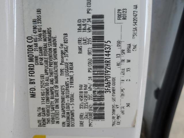 Ford Fusion Se Image 4