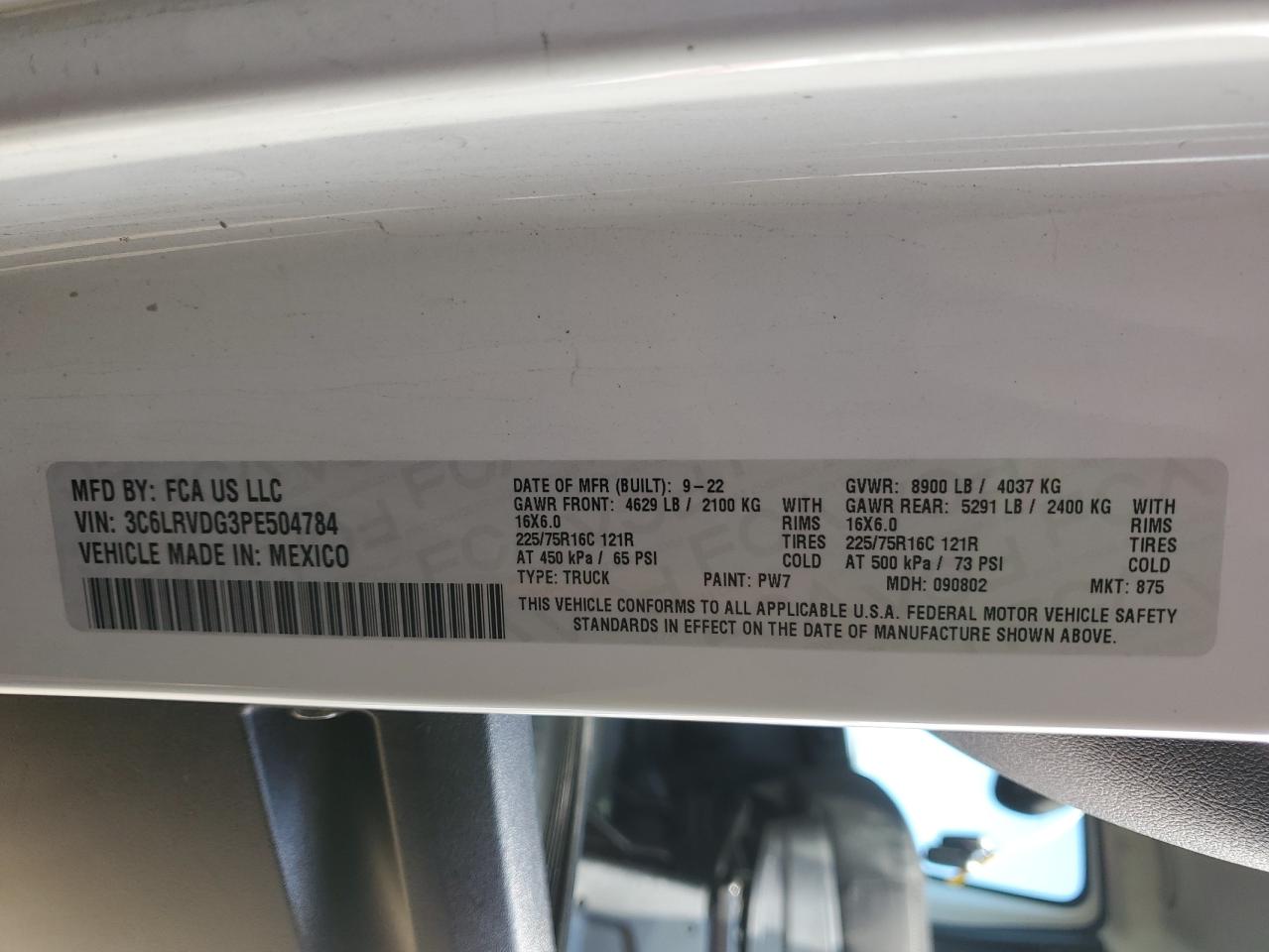 Ram Promaster 2500 High Image 10