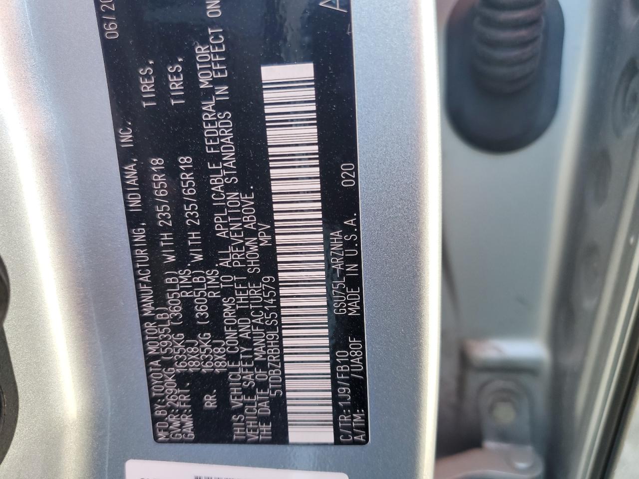 Toyota Highlander L Image 10