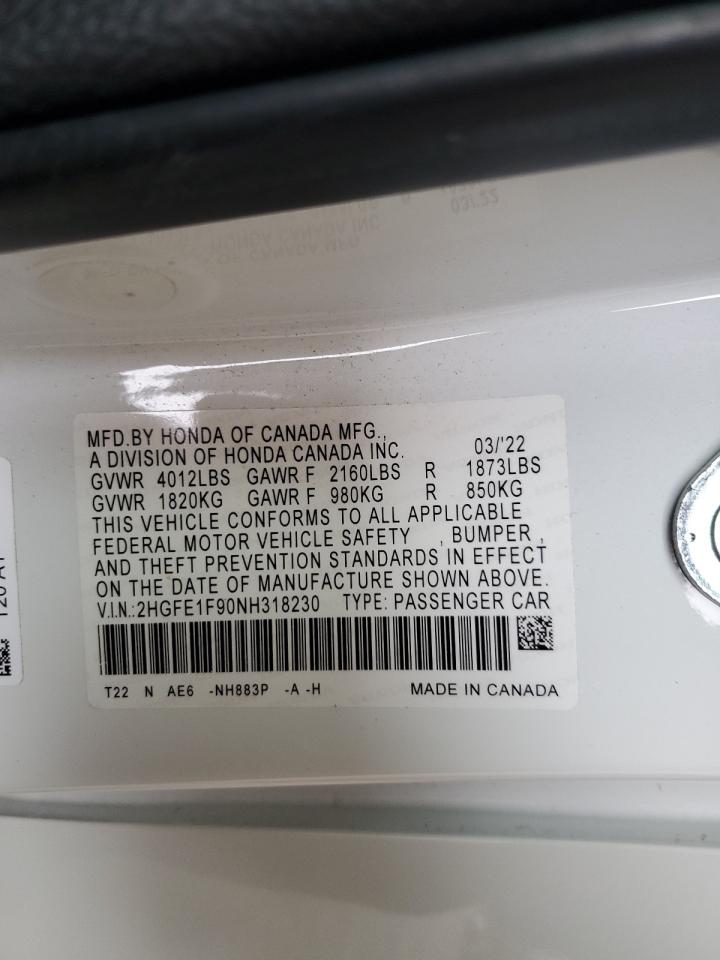 Honda Civic Touring Image 11