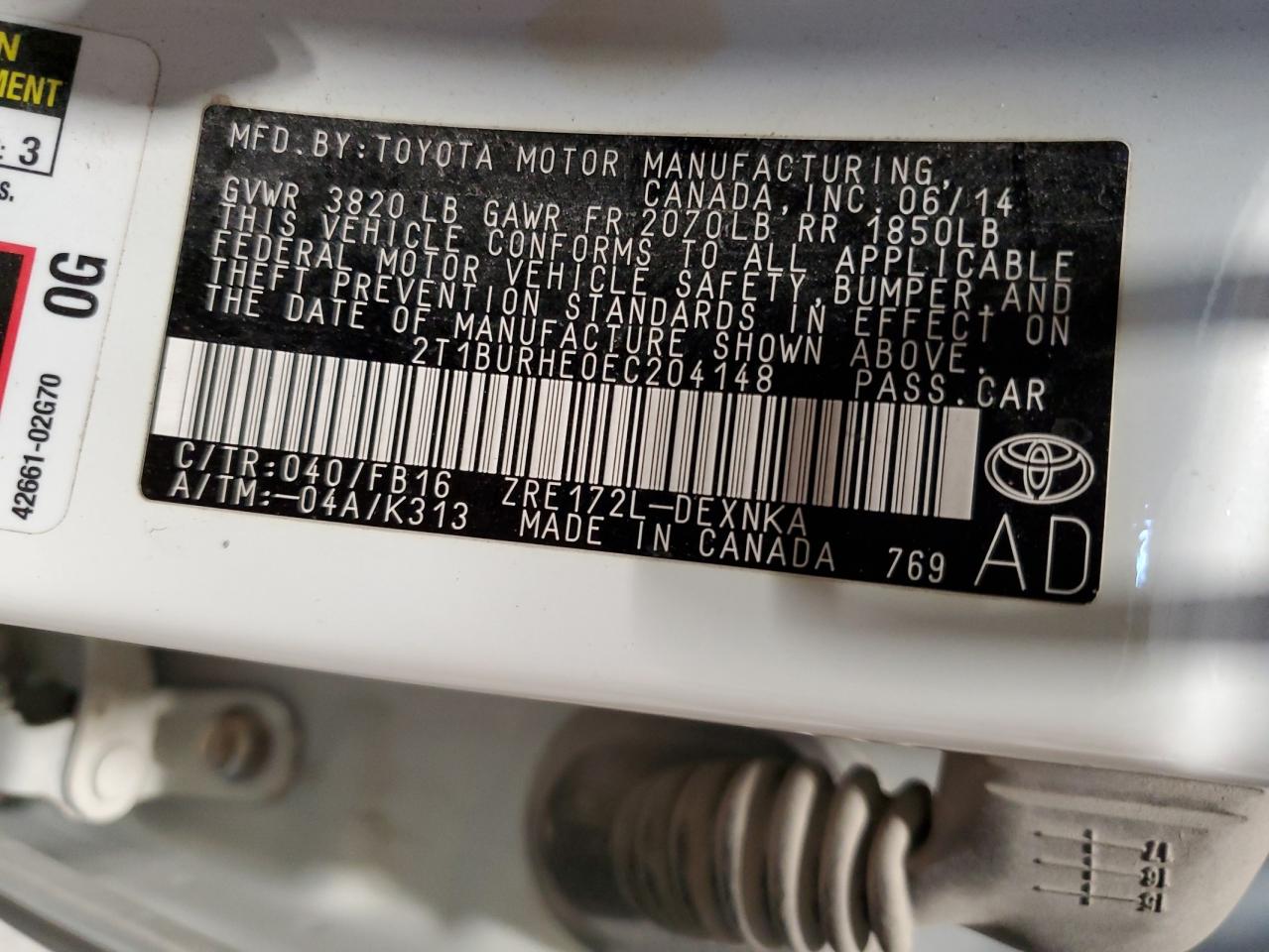 Toyota Corolla L Image 7