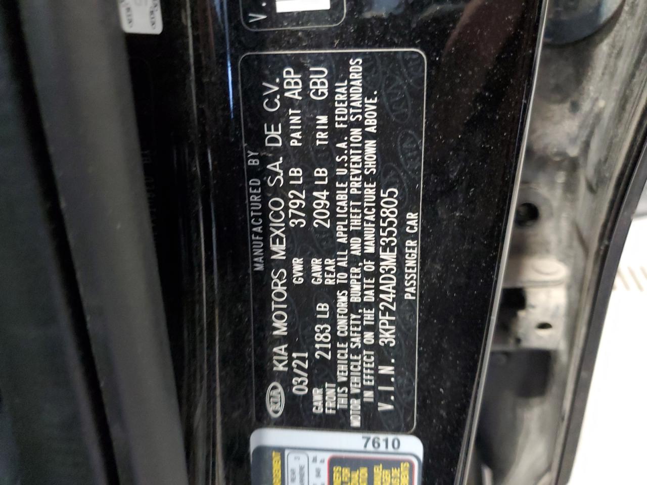 Kia Forte Fe Image 10