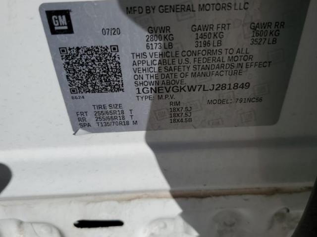 Chevrolet Traverse Lt Image 12