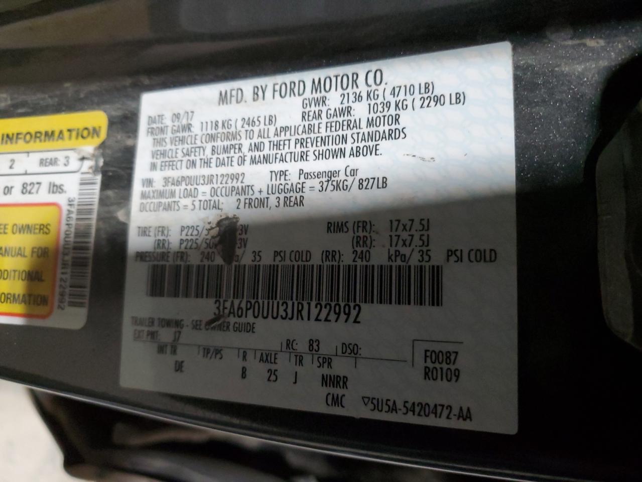 Ford Fusion S Hybrid Image 8