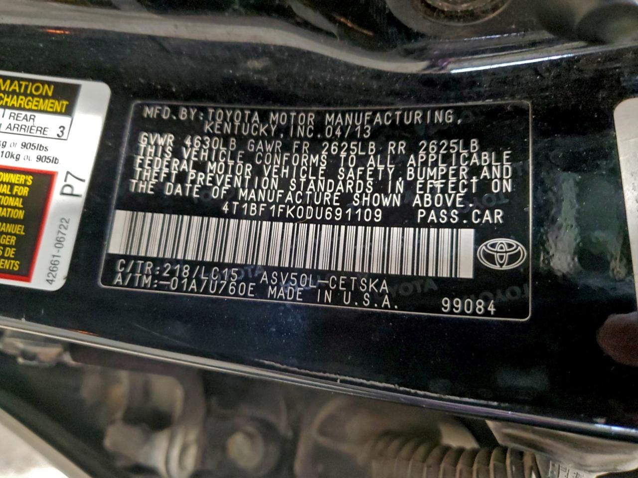 Toyota Camry L Image 9