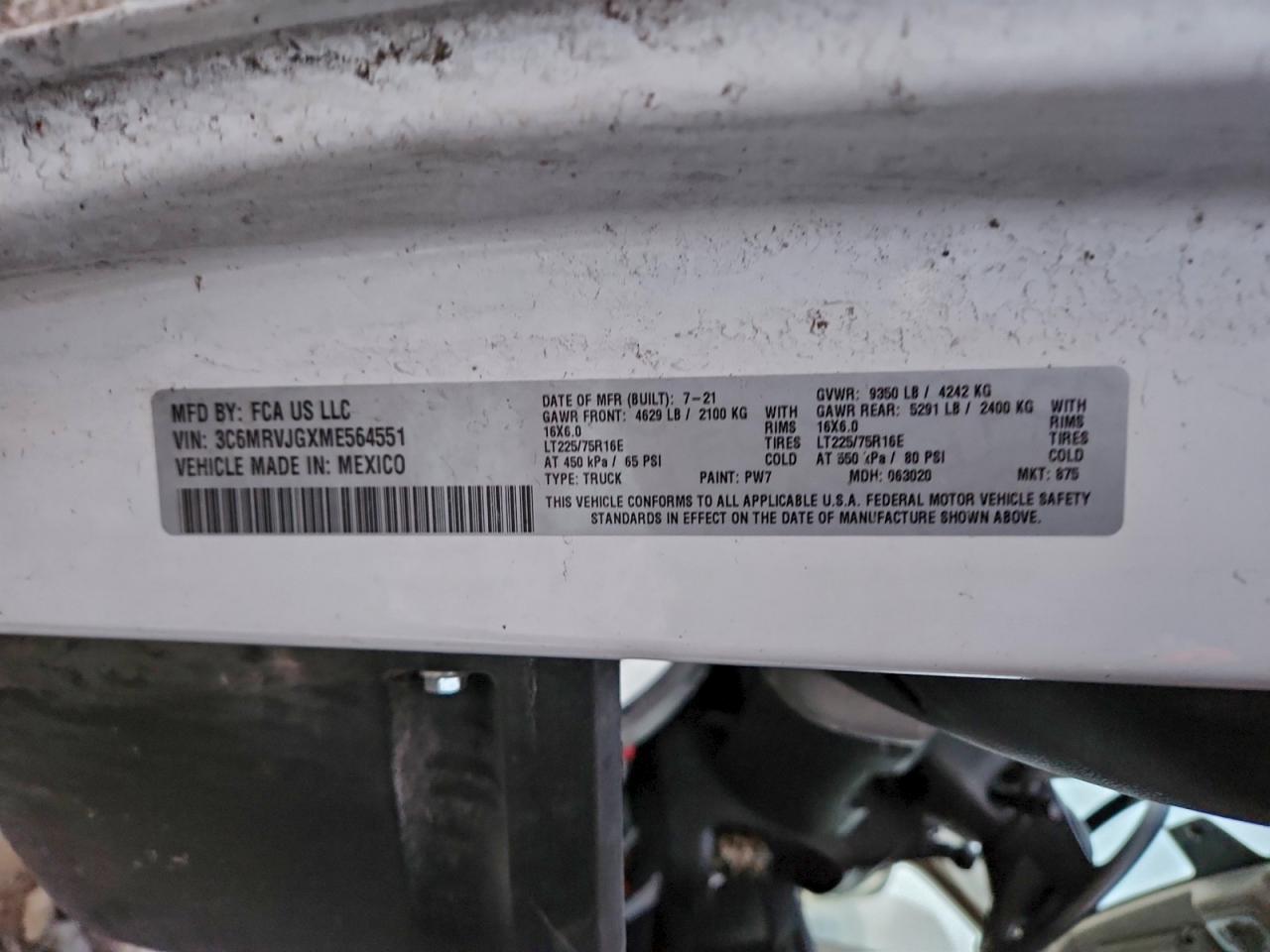 Ram Promaster 3500 High Image 10