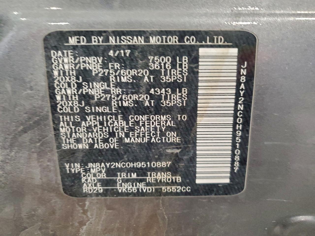 Nissan Armada Sv Image 7