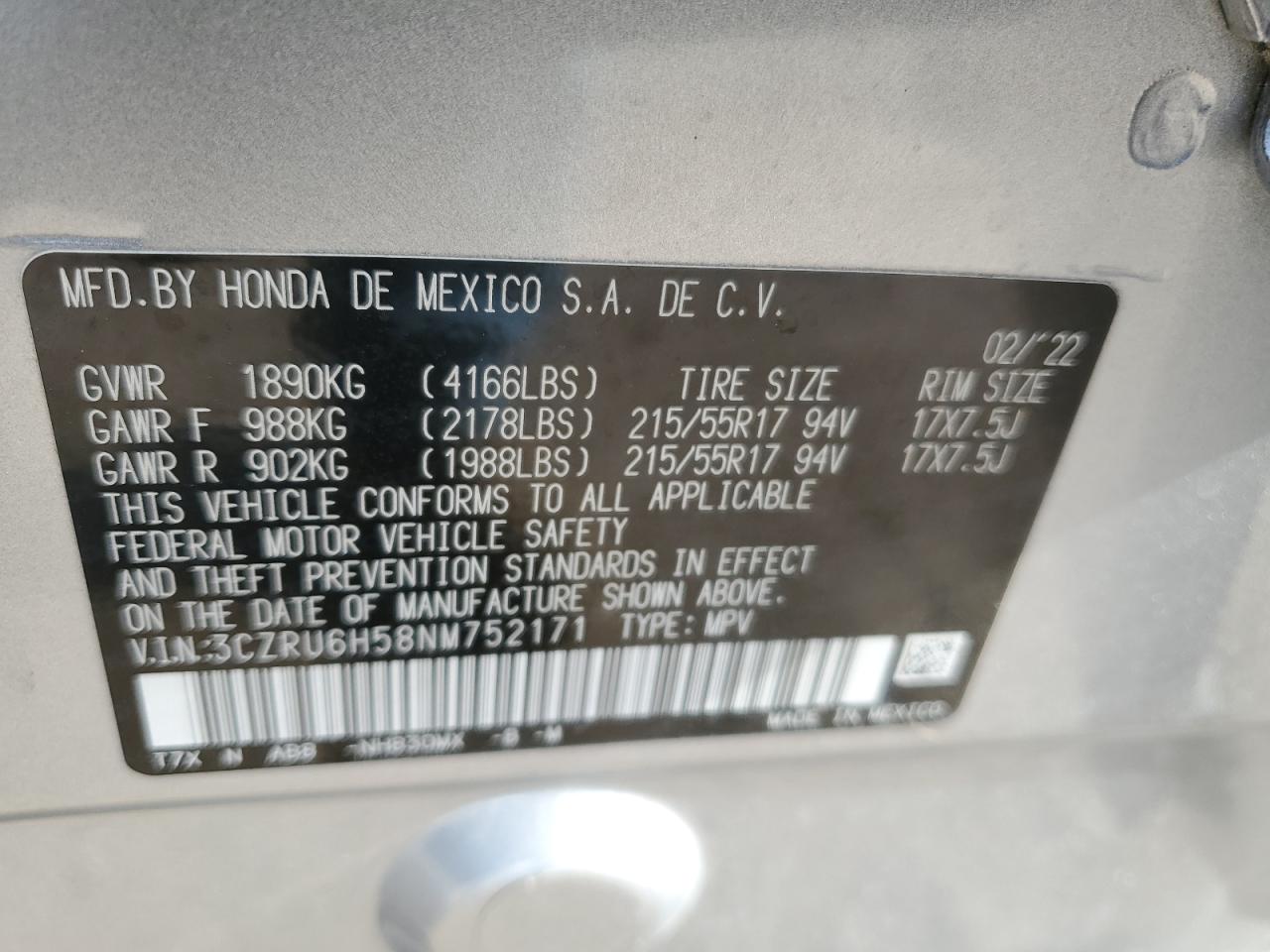 Honda HR-V Ex Image 3