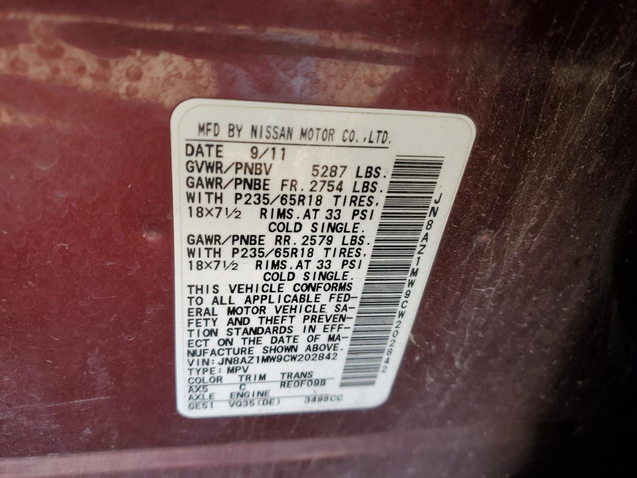 Nissan Murano S Image 8