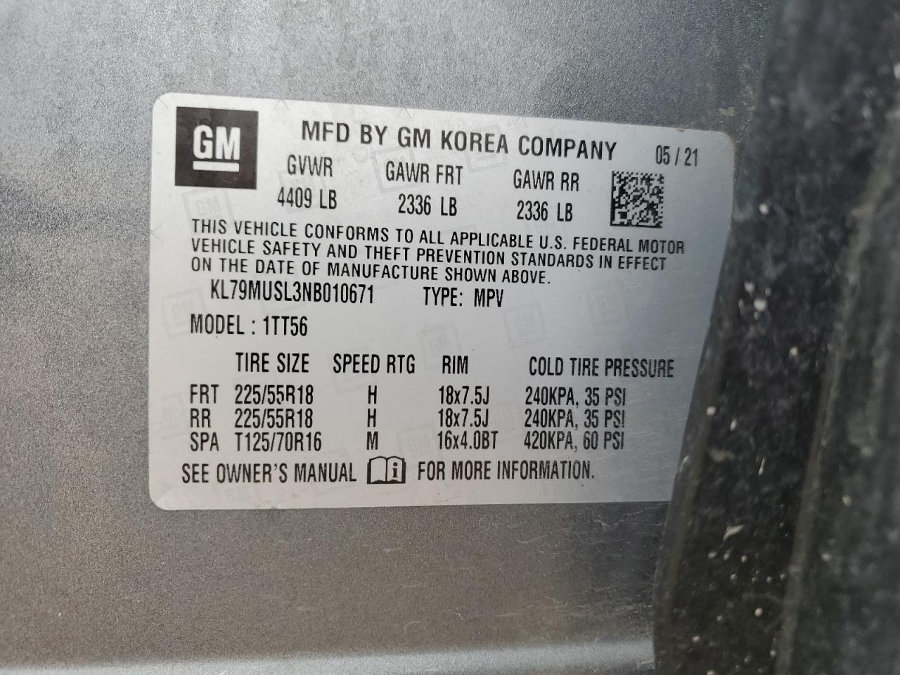 Chevrolet Trailblazer Rs Image 2