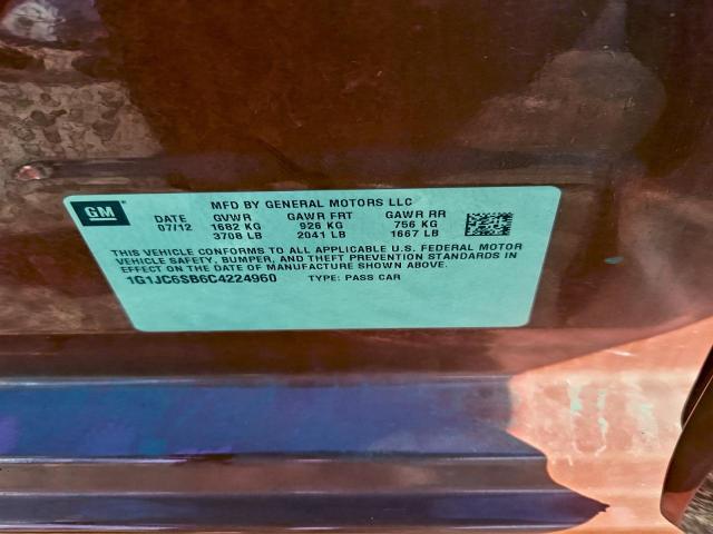 Chevrolet Sonic Lt Image 12