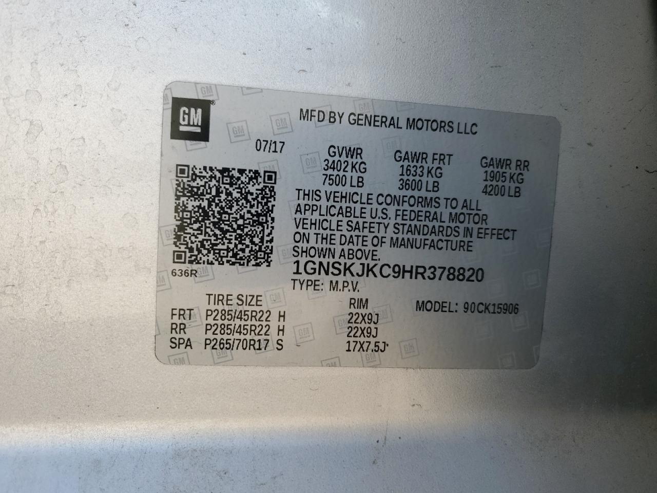 Chevrolet Suburban K1500 Premier Image 9