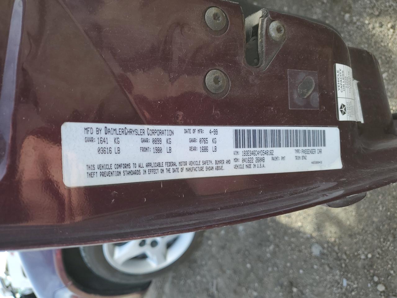 Dodge Neon Base Image 5