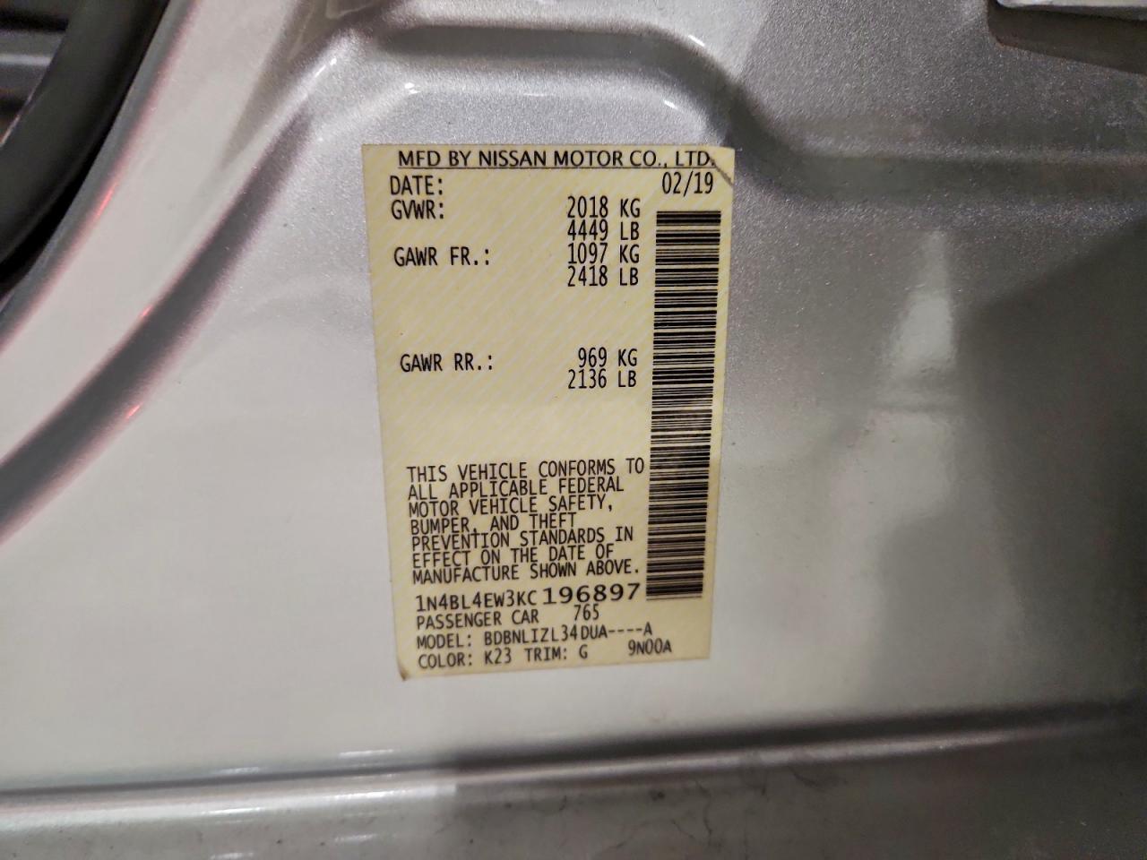 Nissan Altima Sl Image 9