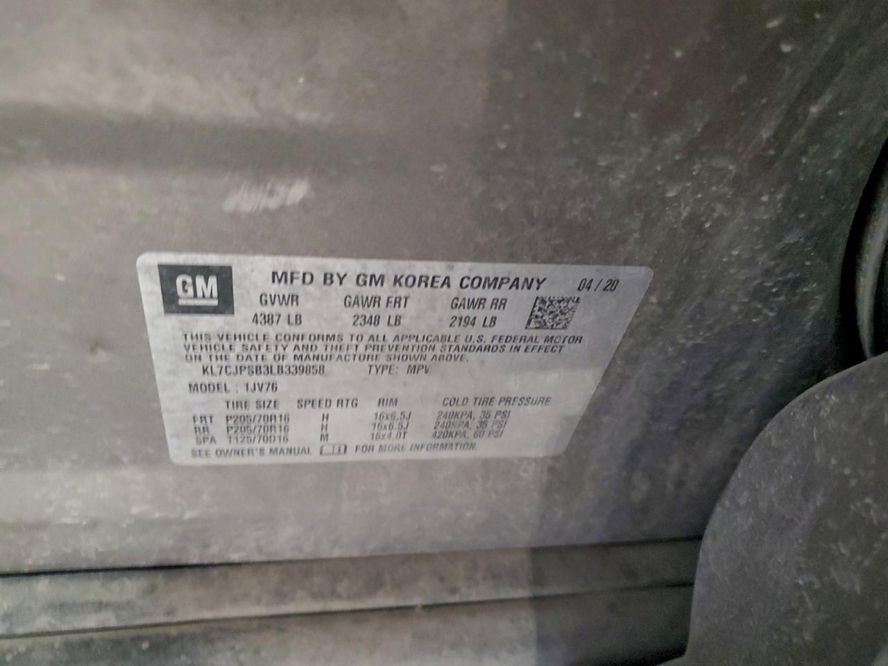 Chevrolet Trax 1lt Image 13