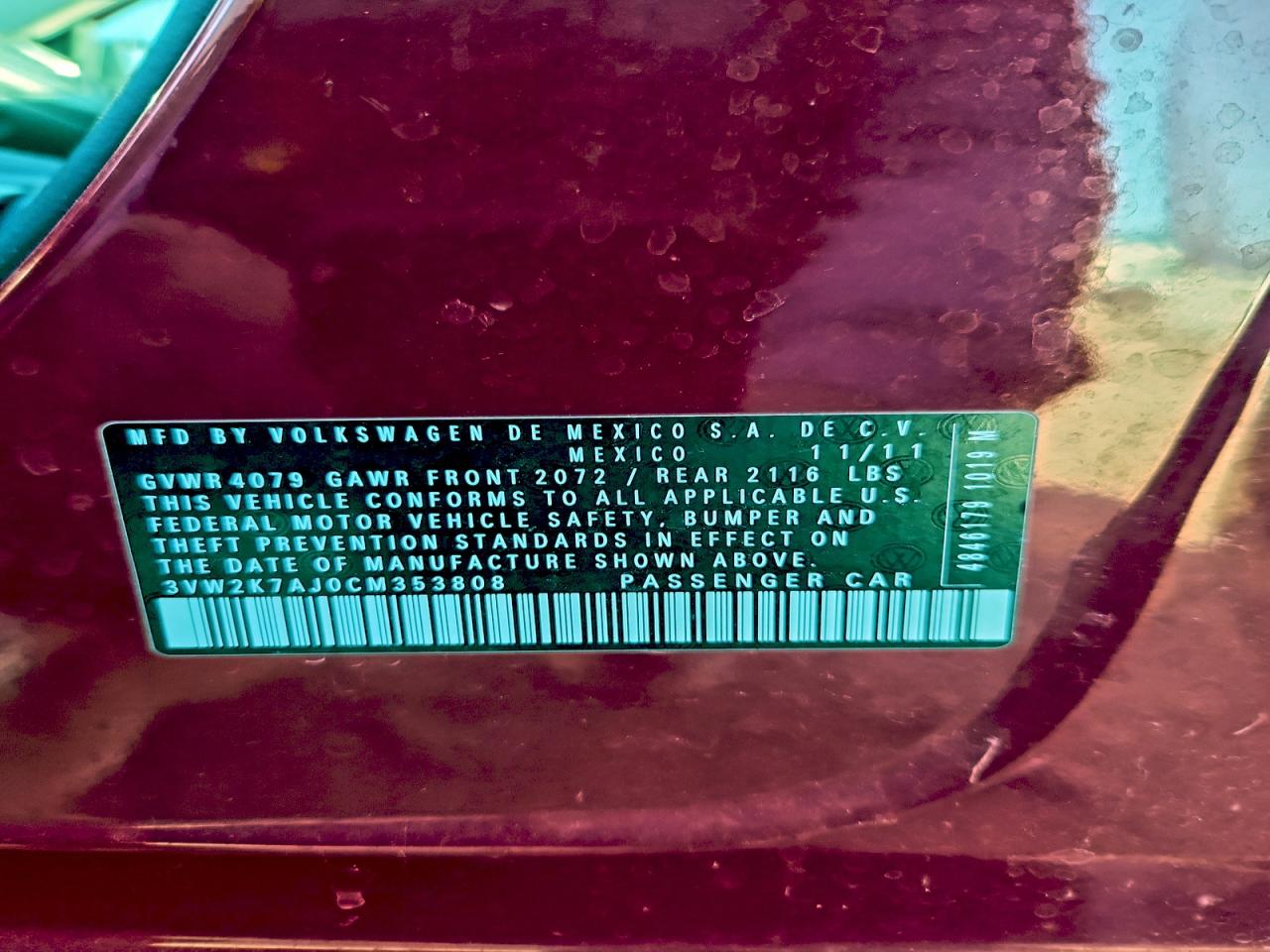 Volkswagen Jetta Base Image 9