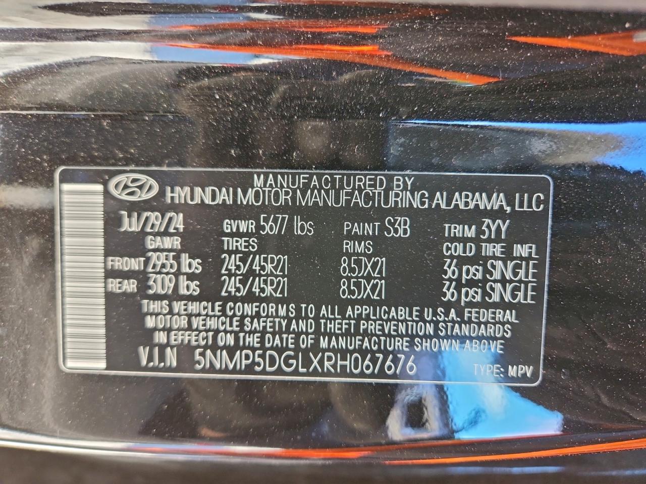 Hyundai SANTA FE Calligraphy Image 13